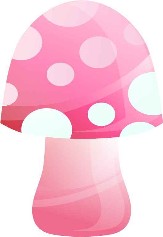 Mushrooms - Mushroom Cliparts Pastel Colors (667x900)