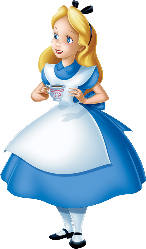 A Very Merry Un-blog - Alice In Wonderland Clipart (600x900)