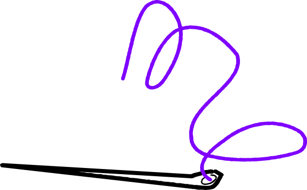 Needle Clip Art At Clker - Needle Clip Art At Clker (600x371)