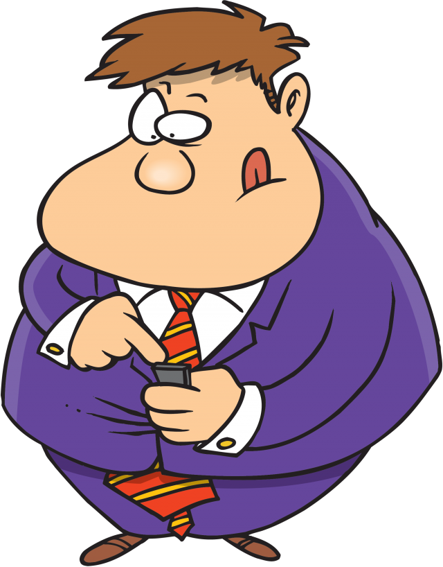 Studying The Text - Send Texts Cartoon (640x818)