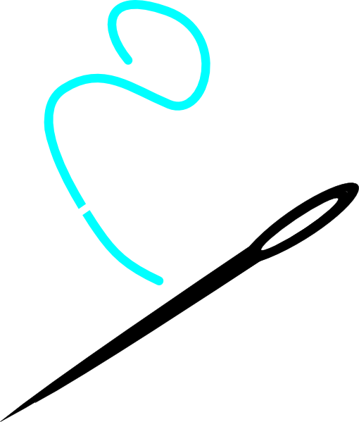 Needle And Thread Clip Art - Needle And Thread R Clipart (510x599)