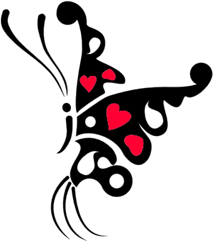 Butterfly - Tattoo Png (500x510)