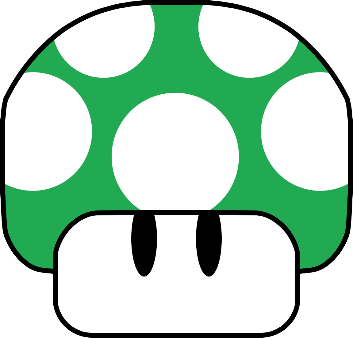 Mushroom Clipart 1 Up - 1 Up Mushroom Png (1151x1100)