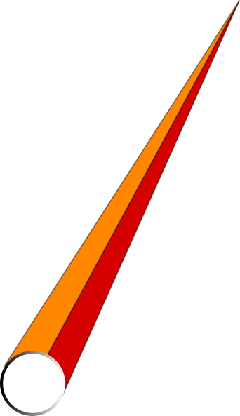 Orange Needle Clip Art At Clker - Orange Needle Clip Art At Clker (342x593)