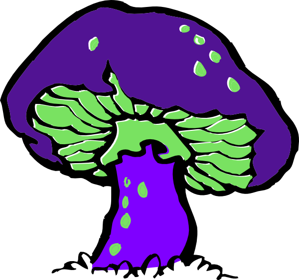 Fungi And Bacteria Cartoon (600x563)