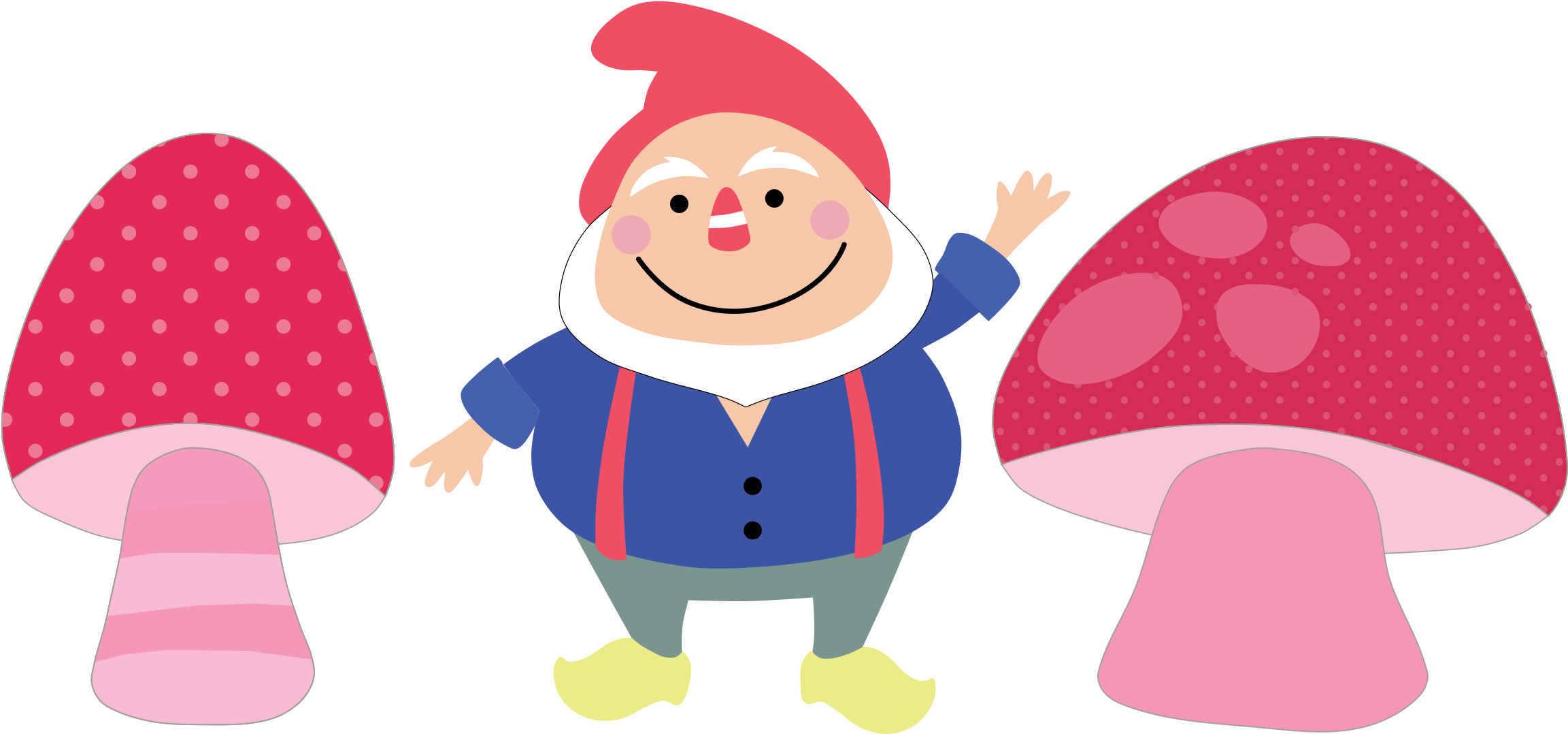 Medium Image - Gnome Clipart (2400x1219)