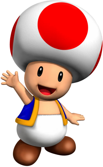 This Tiny Little Mushroom Dude Is A Mainstay In - Mario Bros Toad (572x599)