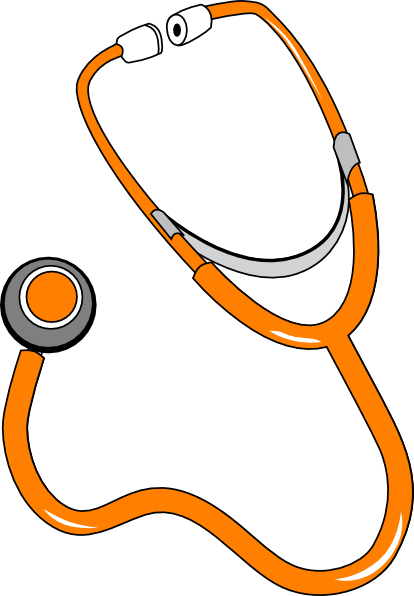 Syringe Clip Art - Stethoscope Clip Art (414x596)