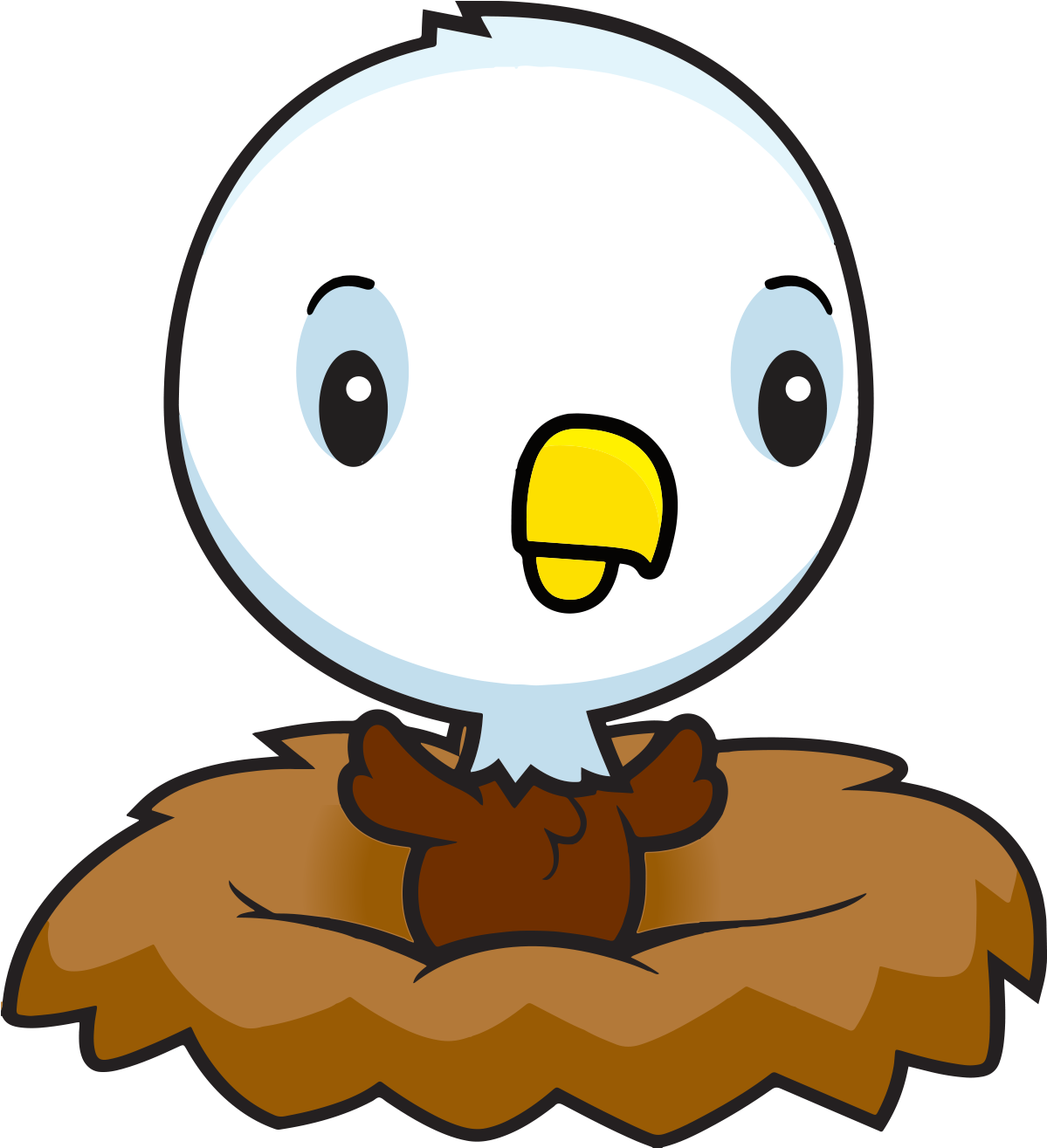 Jpg Icon Pdf Icon Ai Icon Png Icon Psd Icon Eps Icon - Baby Eagle Cartoon (1332x1375)