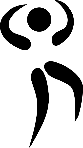 Long Jump Clip Art - Long Jump Olympics Symbol (336x600)