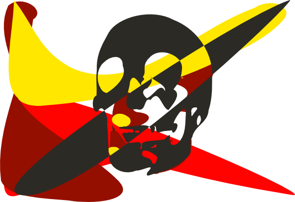 Halloween Abstract Drawing (600x412)