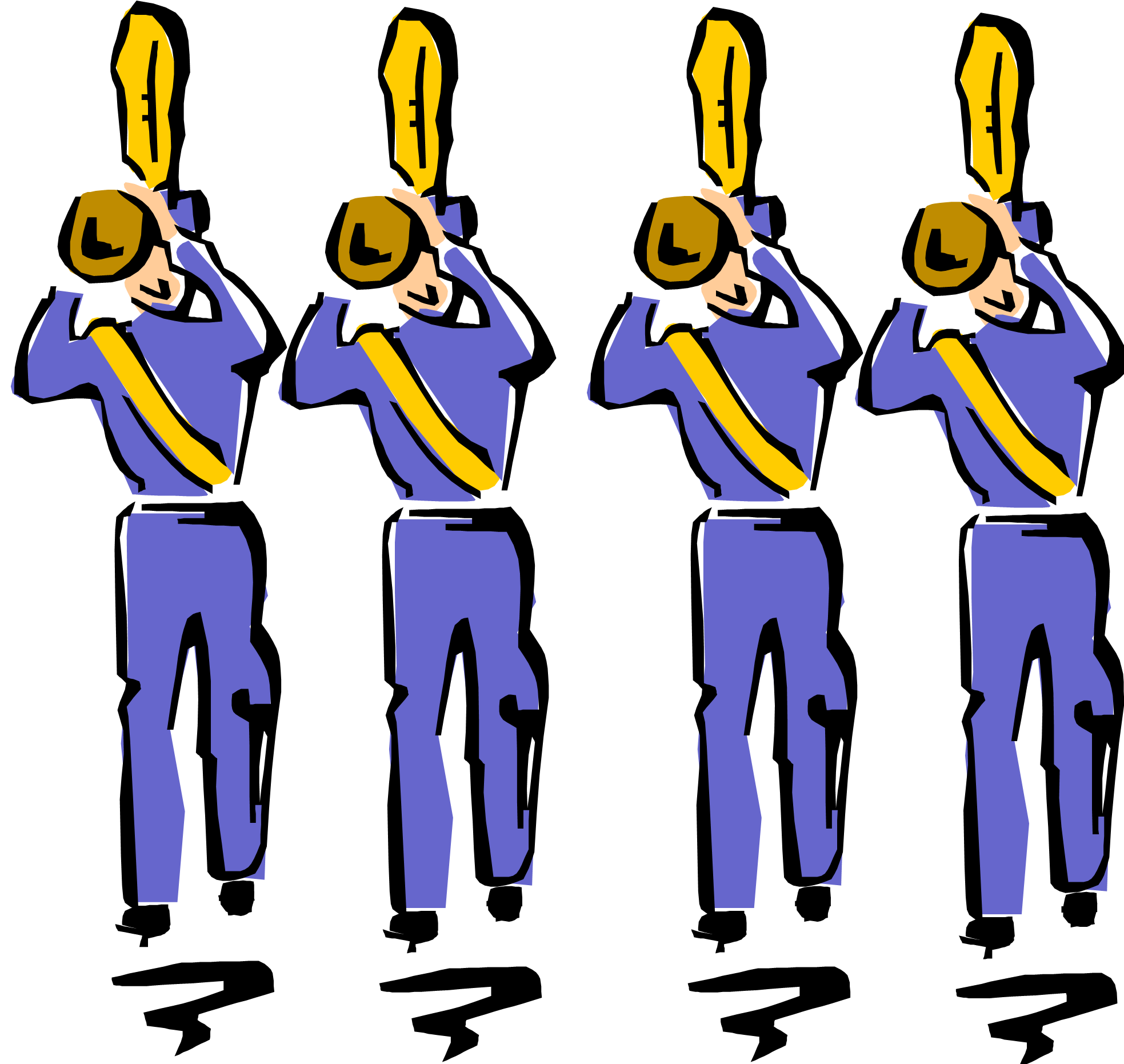 Band Clipart Free Images 3 Clipartandscrap - Transparent Marching Band Clipart (650x610)