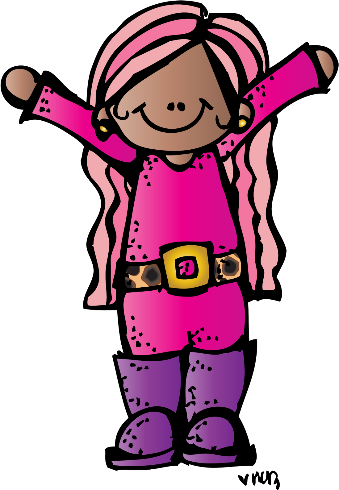 Missed School Clipart Free - Melonheadz Singer Clipart (1101x1600)