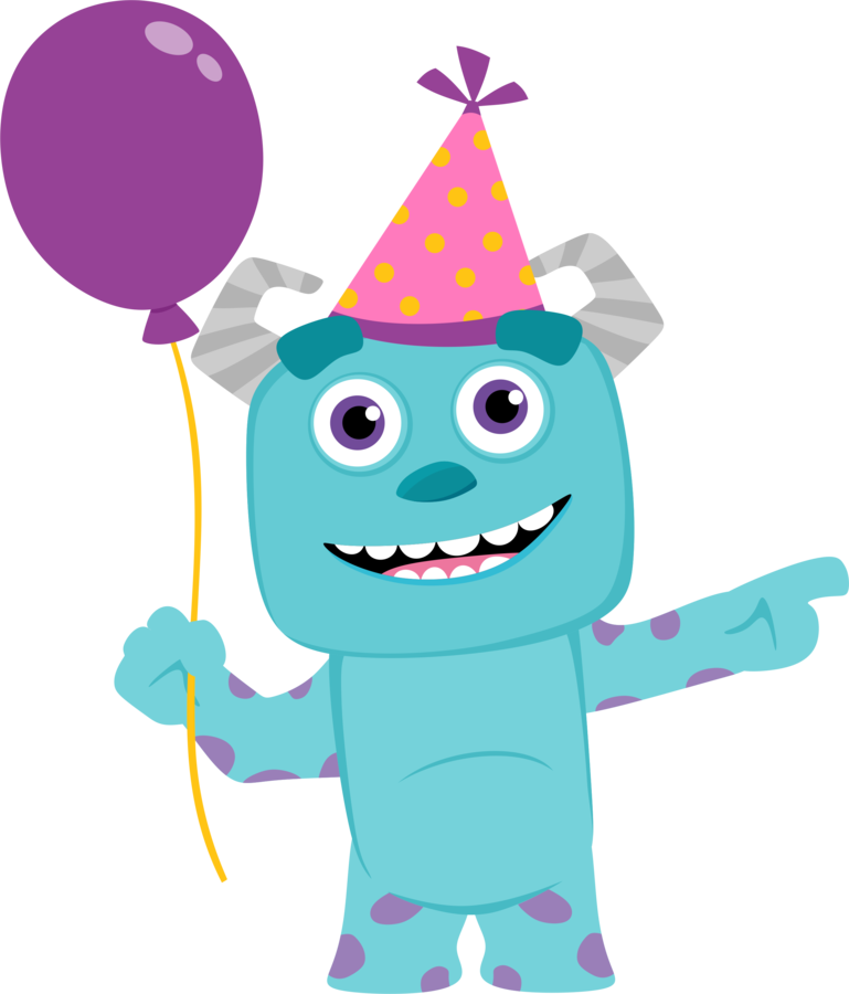 Monsters Inc Birthday Clipart - Monsters Inc Happy Birthday (769x900)