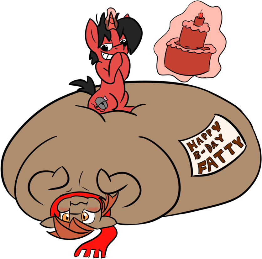 No Diet For The Birthday Pony By Lightsagah - Cartoon (894x894)