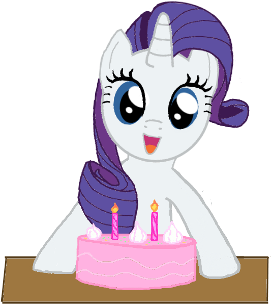 Rarity Birthday By Swarmpie - Rarity Birthday Png (706x683)