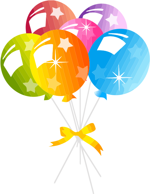 Birthday Balloon Clip Art (617x617)