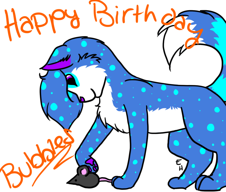 Happy Birthday Bubbles By Emilyxpeppy - Happy Birthday Bubbles By Emilyxpeppy (900x762)