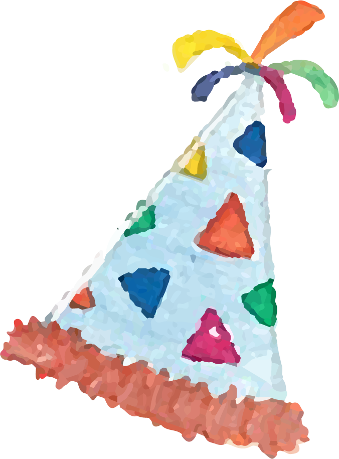 Birthday Hat Clipart Png Image 02 - Birthday Hat Illustrations (676x915)