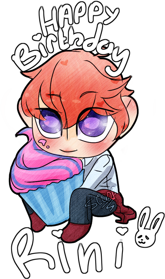 Happy Birthday Rini By Meme-senpai - Senpai And Kōhai (800x1000)