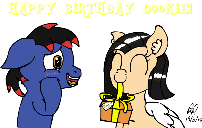 Happy Birthday Dookie Hooves By Baratus93 - Cartoon (700x450)
