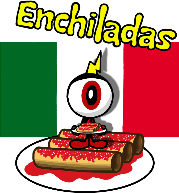 Enchiladas By Jarquin10 - Enchilada Png Cartoon (767x834)