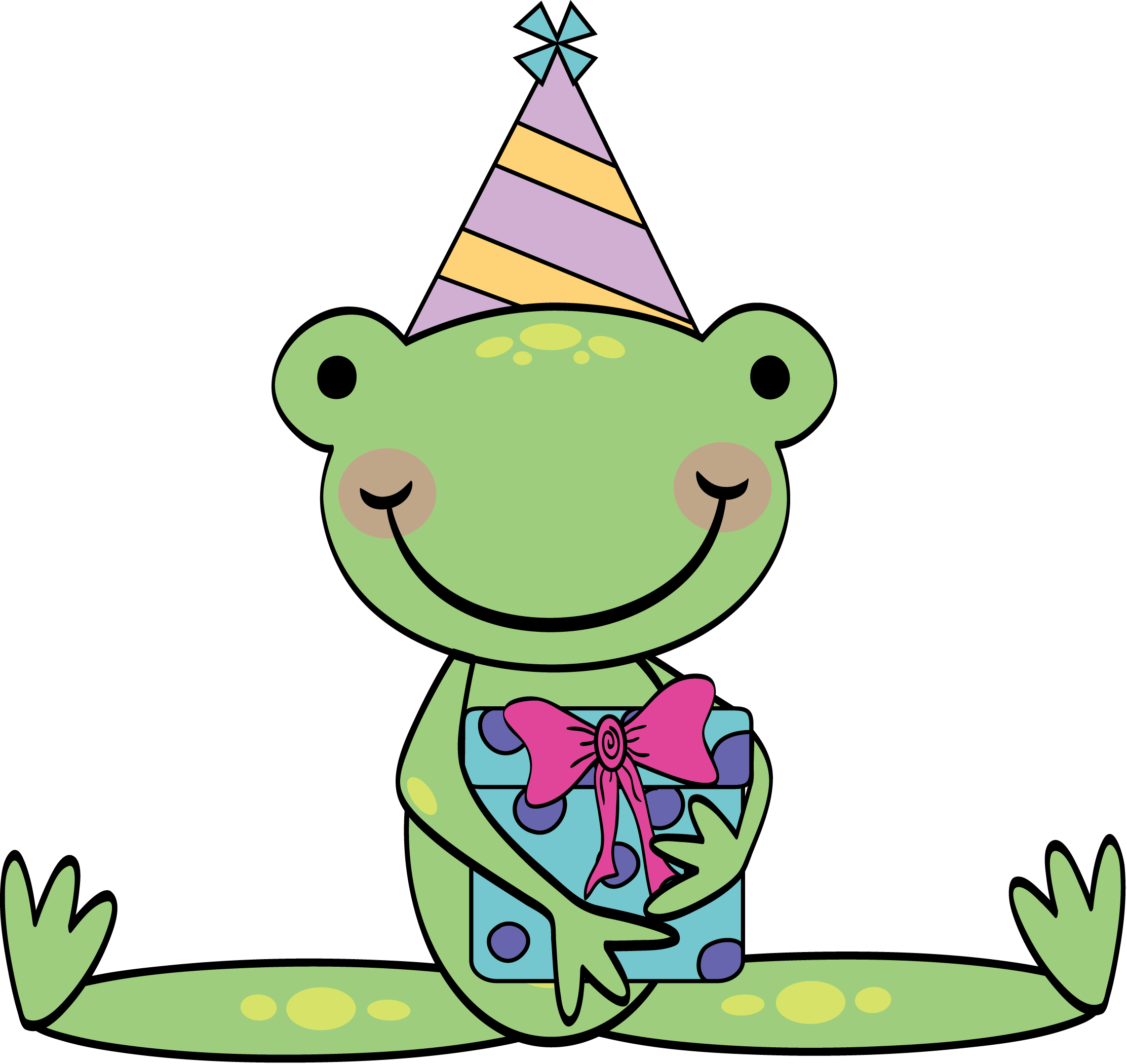 Birthday Frog Clipart - Birthday Frog Clip Art (2225x2100)