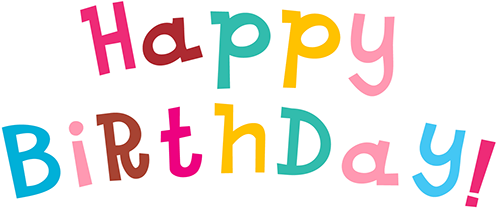 Happy Birthday Png - Happy Birthday Png Text (517x284)
