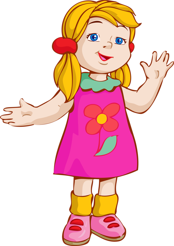 Clip Art, Cartoon Images, Card Ideas, Kindergarten, - Girls And Boys Cartoon (568x800)