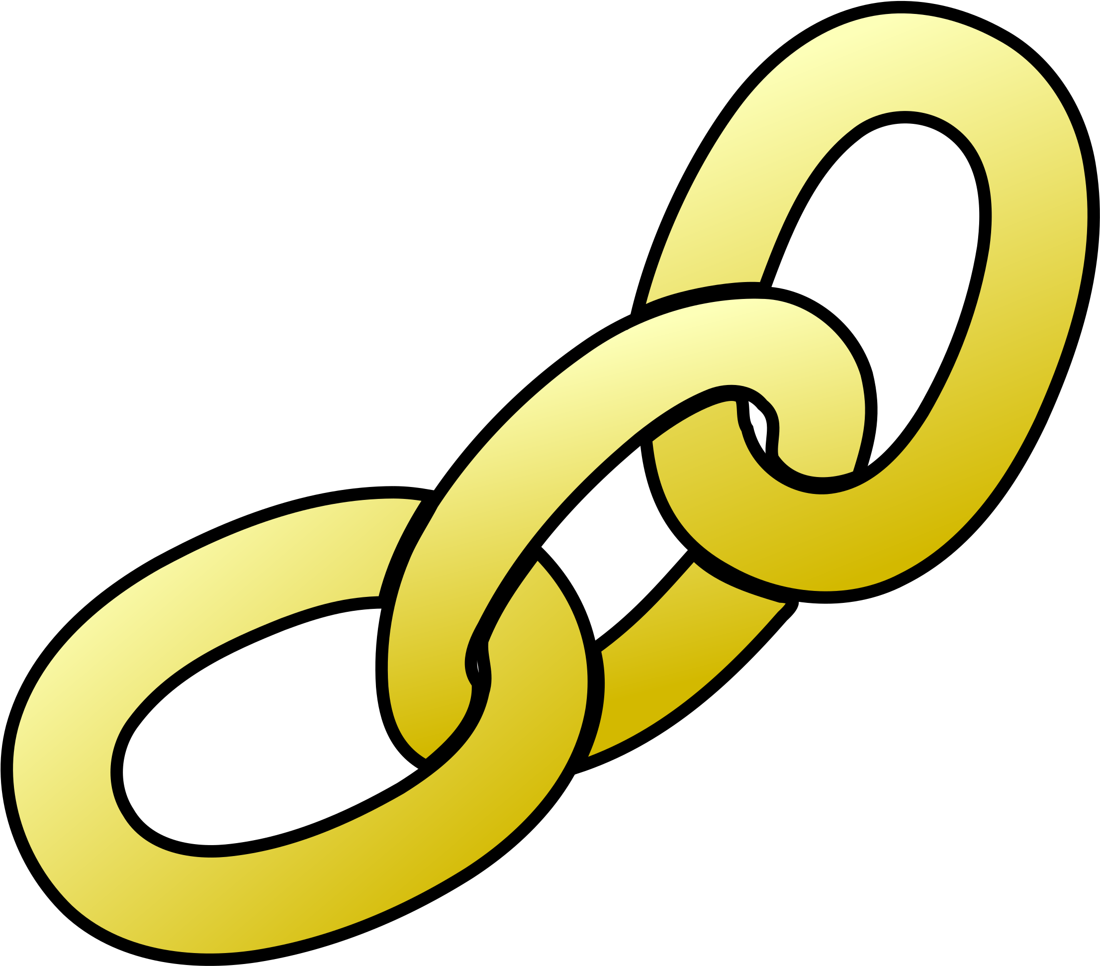 Chain Link Nicubunu Open Clip Art - Chain Link Nicubunu Open Clip Art (2400x2400)