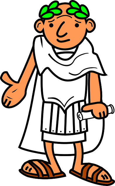 César, Emperador, La Historia - Roman Numeral Clip Art (394x640)