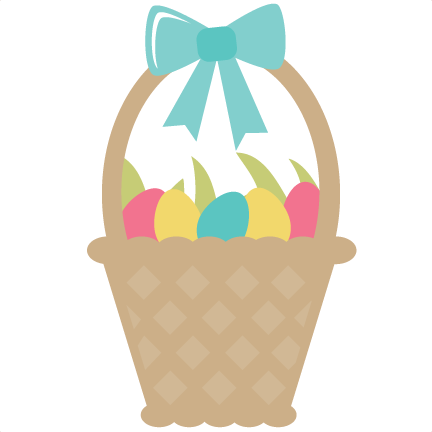 Easter Basket Svg File Easter Svgs Free Svgs For Cutting - Gift Basket (432x432)