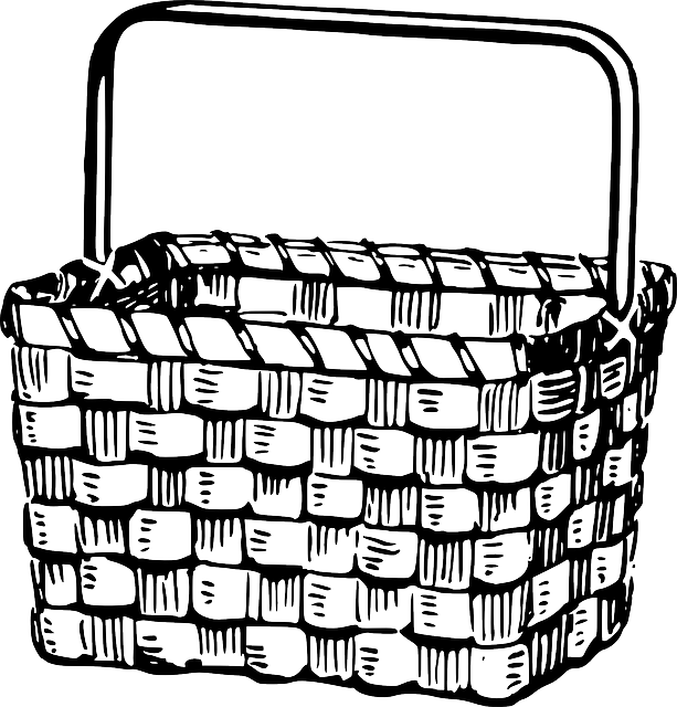 Ecological Basket, Woven, Natural, Ecological - Hot Air Balloon Basket Template (613x640)