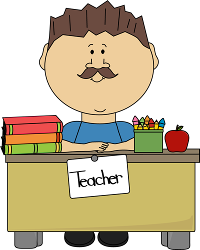 Clip Art Male Teacher (400x500)