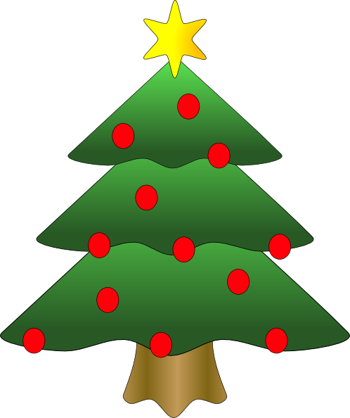 Christmas Tree Clip Art Free (498x594)