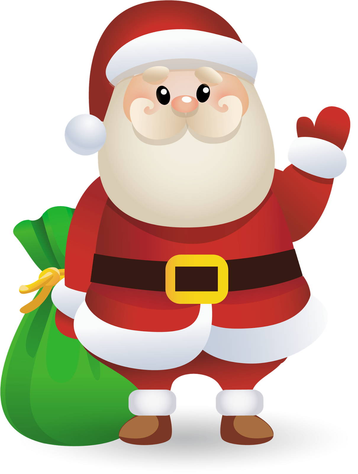 Santa ‿✿⁀° - Santa Claus Clipart (1298x1600)