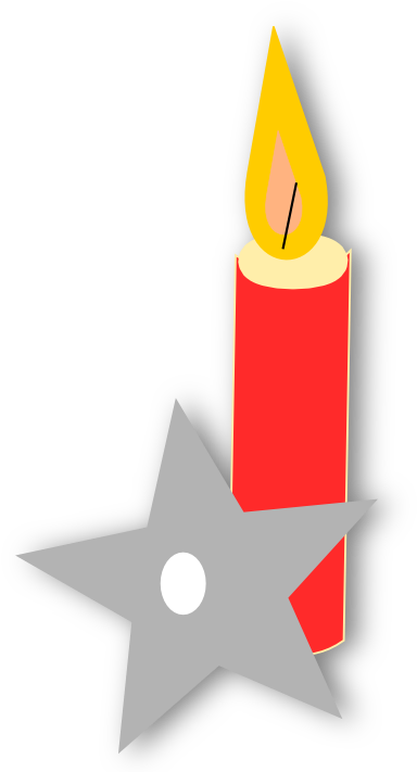 Free Advent Candle Clipart Graphic - Candle (566x723)