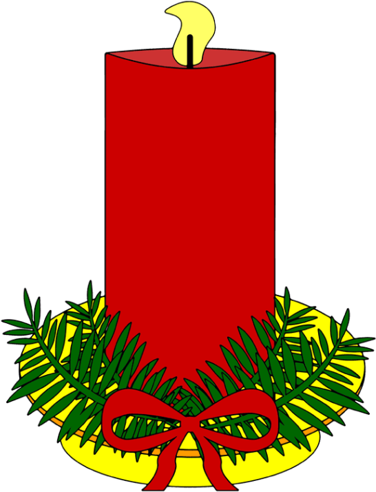 Pin Clipart Weihnachten - Kerze Weihnachten Clipart (565x800)