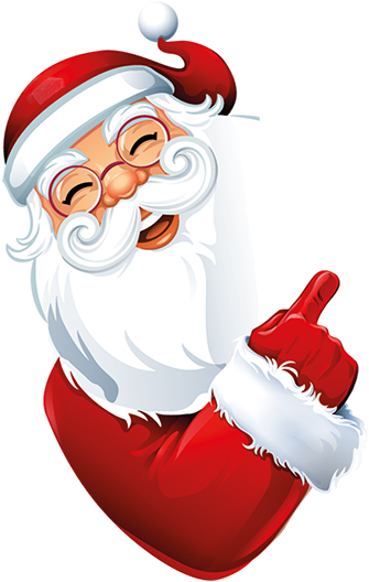 Pin Weihnachtsmann Clipart - Père Noël Vector (488x600)