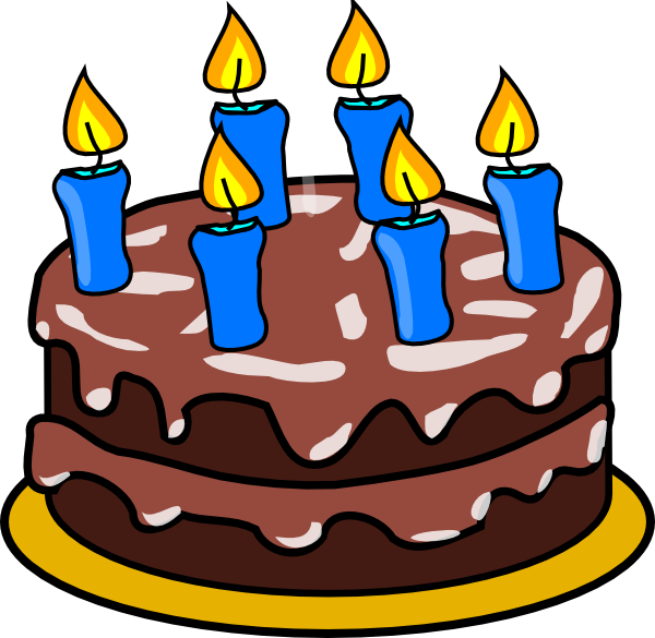 Birthday Cake With 9 Candles (600x585)