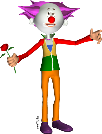 Clown Fasching 1 - Clown Fasching 1 (434x569)