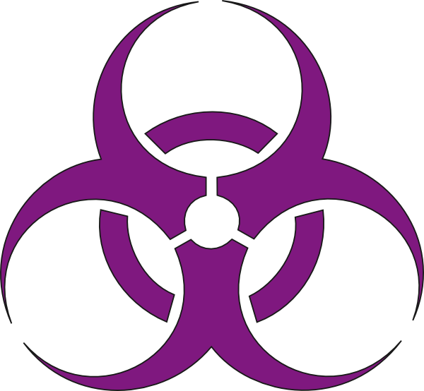 Fallout13 Clip Art At Clker - Biohazard Symbol (600x554)
