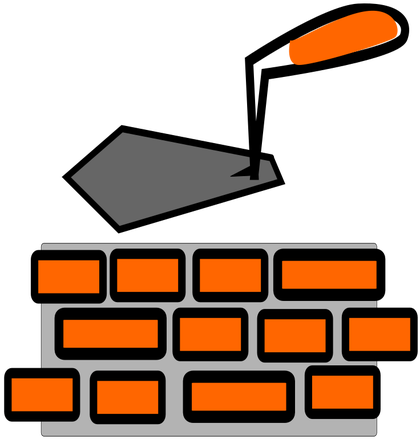 Lights Camera Action Clipart - Building Bricks Clipart (500x456)