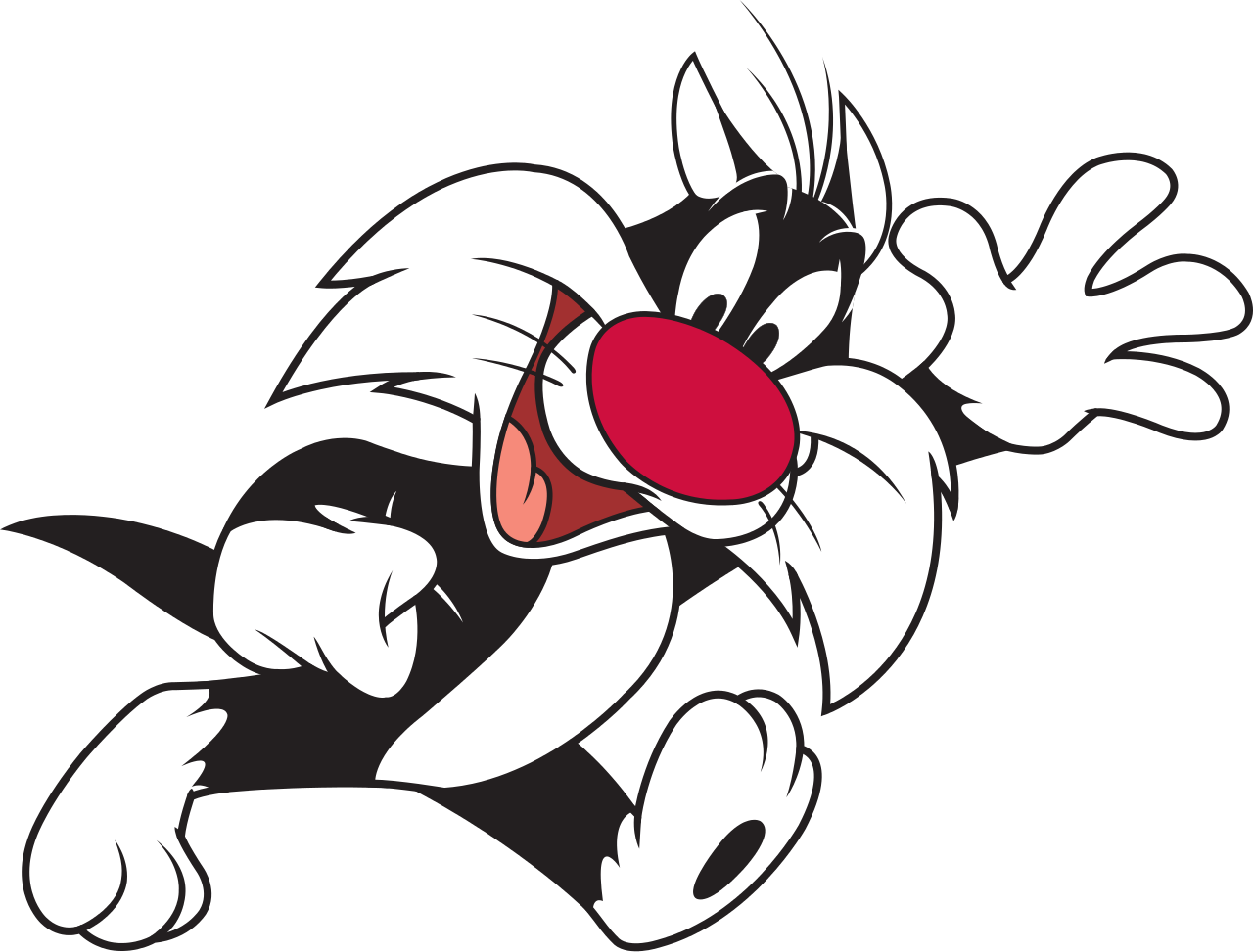Cartoon toon toon. Кот Сильвестр. Сильвестр Луни Тюнз. Луни Тюнз Сильвестр младший. Looney Tunes кот Сильвестр.