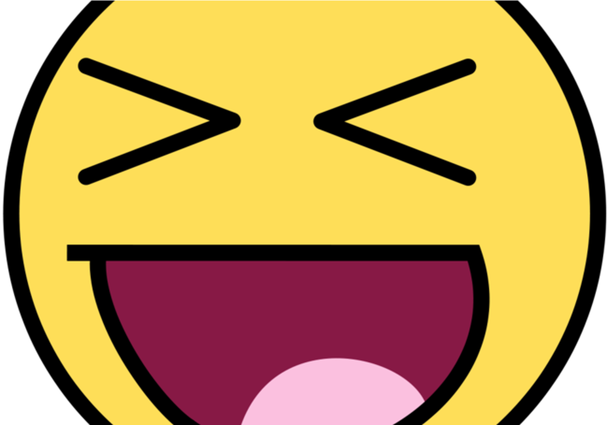 Pin Facial Expressions Clipart - Smiley Face (1280x868)