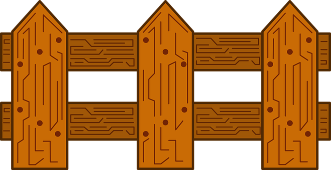 Wood Close Table Gate Fence Coffee Free Im - รั้ว ไม้ Png (659x340)