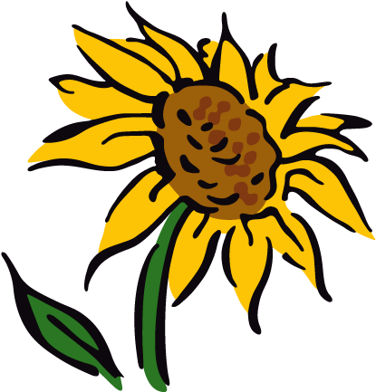 Newsletter - Flowers Clip Art (416x457)