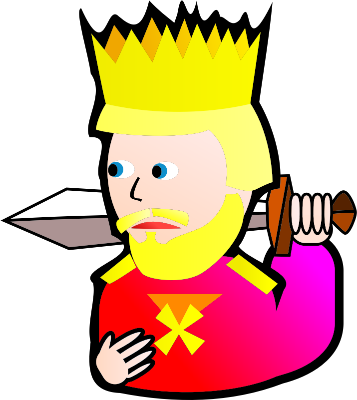Free Gambling - King Clip Art (800x800)
