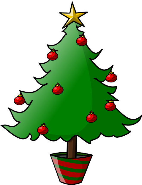 Free To Use Public Domain Christmas Tree Clip Art - Free To Use Christmas (480x640)