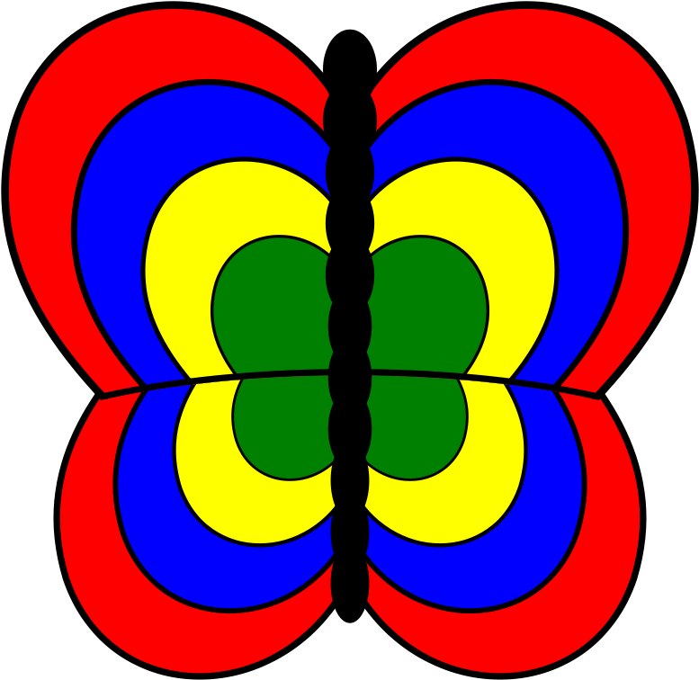 Green Plant In Its Pot In Three Different Phases Of - Butterfly (2326x2264)